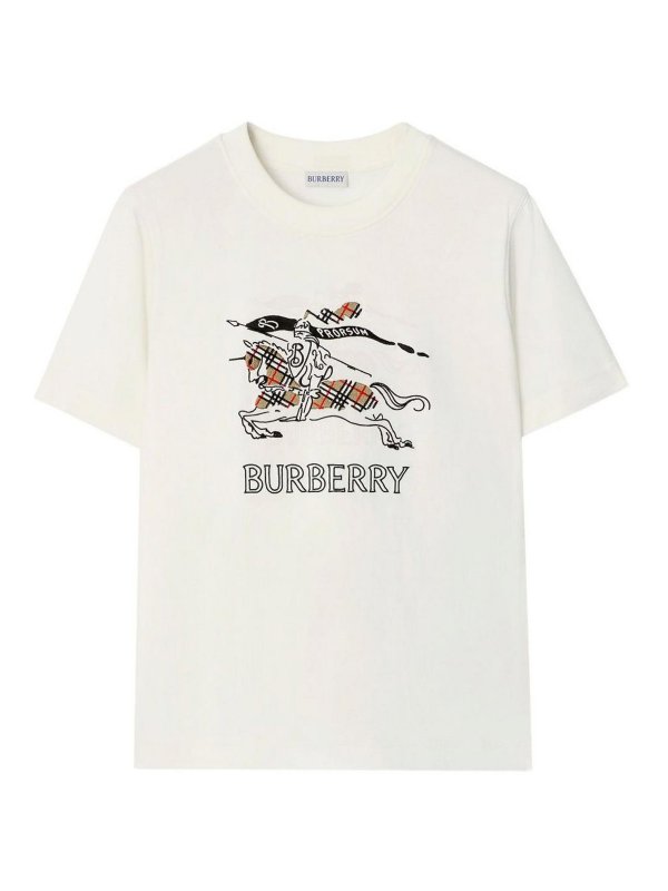 BURBERRY: Camisetas - Camiseta - Blanco