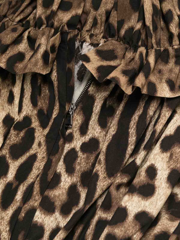 The Best Shops DOLCE & GABBANA: Vestito  corto con stampa leopardata