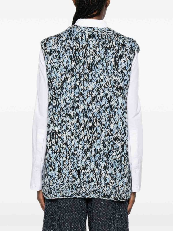 Gilet - Bleu shop online: GANNI