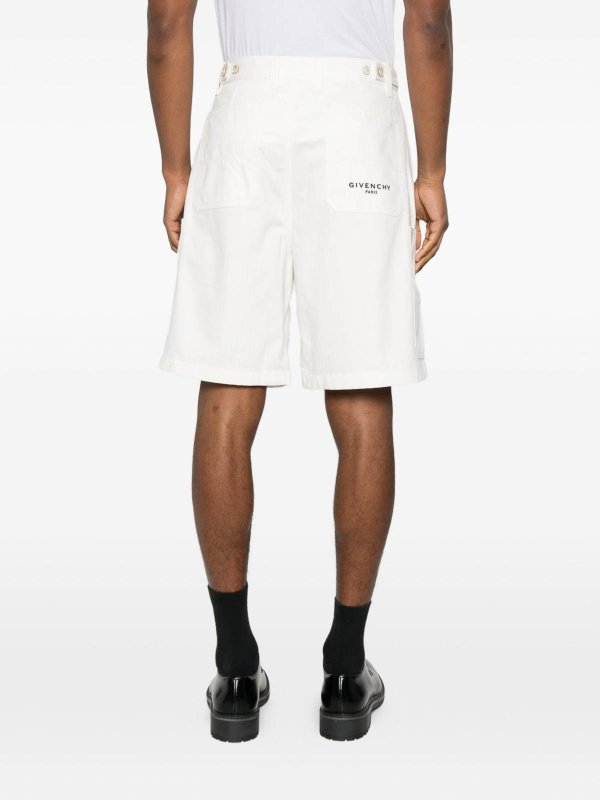 GIVENCHY: Trousers Shorts online - Denim Cargo Shorts