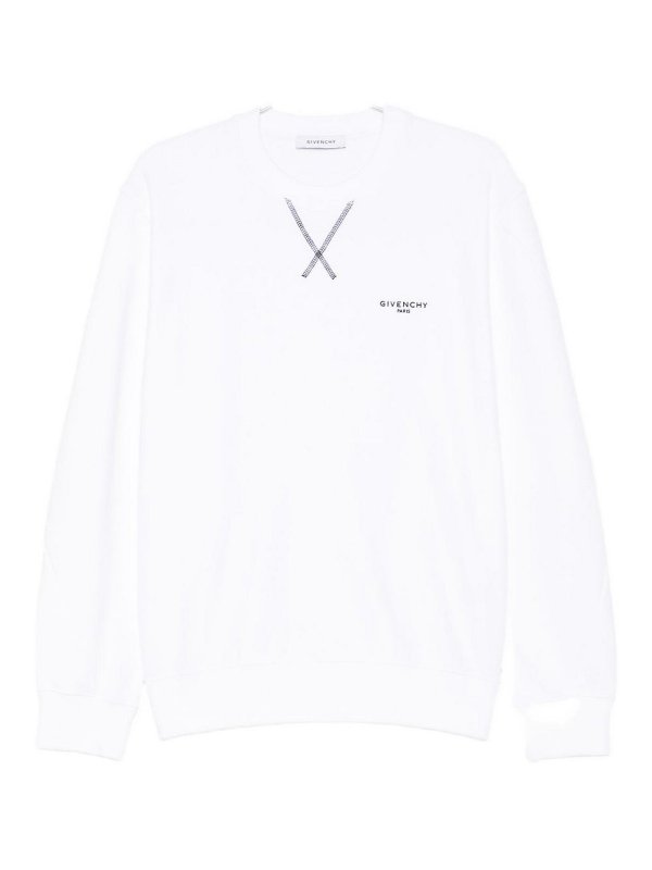 GIVENCHY: Sudaderas y suéteres - Sudadera - Blanco