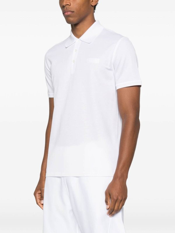 GIVENCHY: polo shirts online - Cotton Polo Shirt