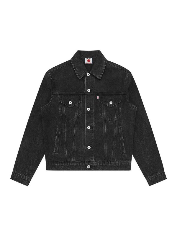 ICECREAM: Vestes en denim - Veste En Jean - Noir