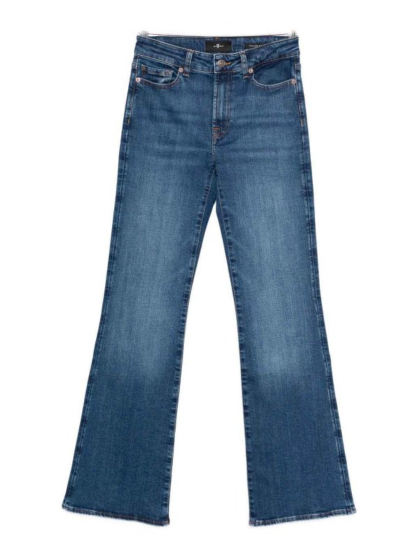 SEVEN: Jeans évasés - Jean Bootcut - Bleu