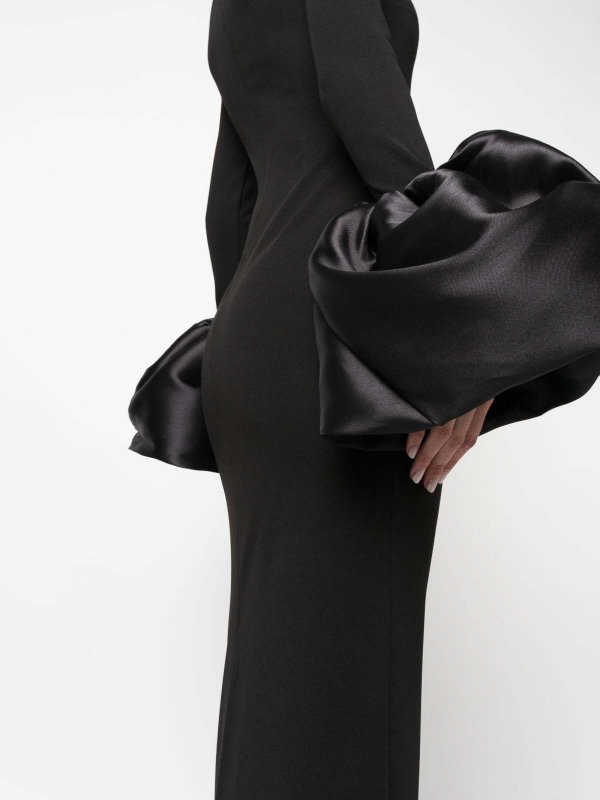 SOLACE LONDON buy online マキシドレス - 黒