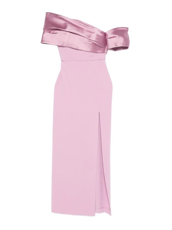 SOLACE LONDON: マキシドレス - マキシドレス - ヌードカラー