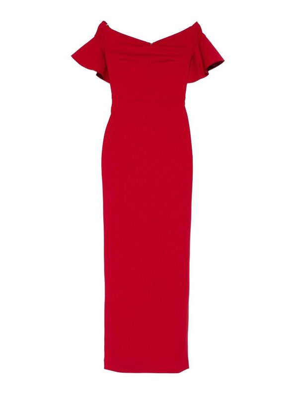 SOLACE LONDON: maxi dresses - Cielo Maxi Dress