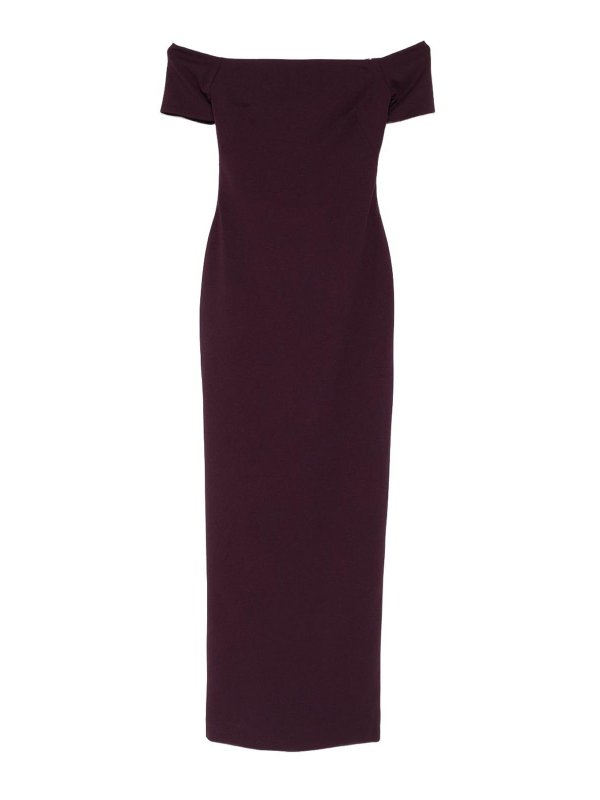 SOLACE LONDON: マキシドレス - マキシドレス - 紫