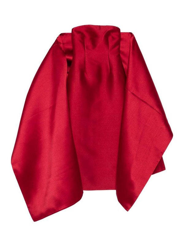 SOLACE LONDON: マキシドレス - マキシドレス - 赤