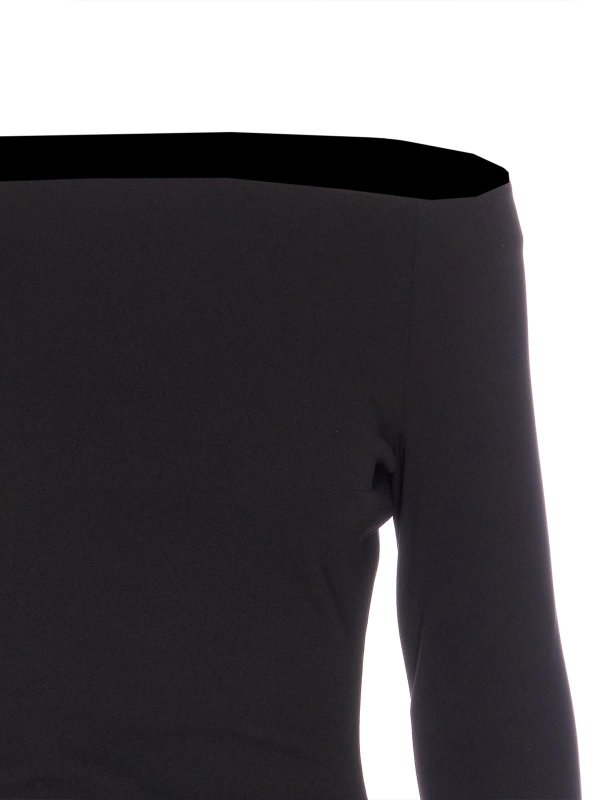 マキシドレス - 黒 shop online: SOLACE LONDON