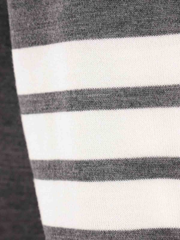 The Best Shops THOM BROWNE: polo shirts - Wool Polo Shirt