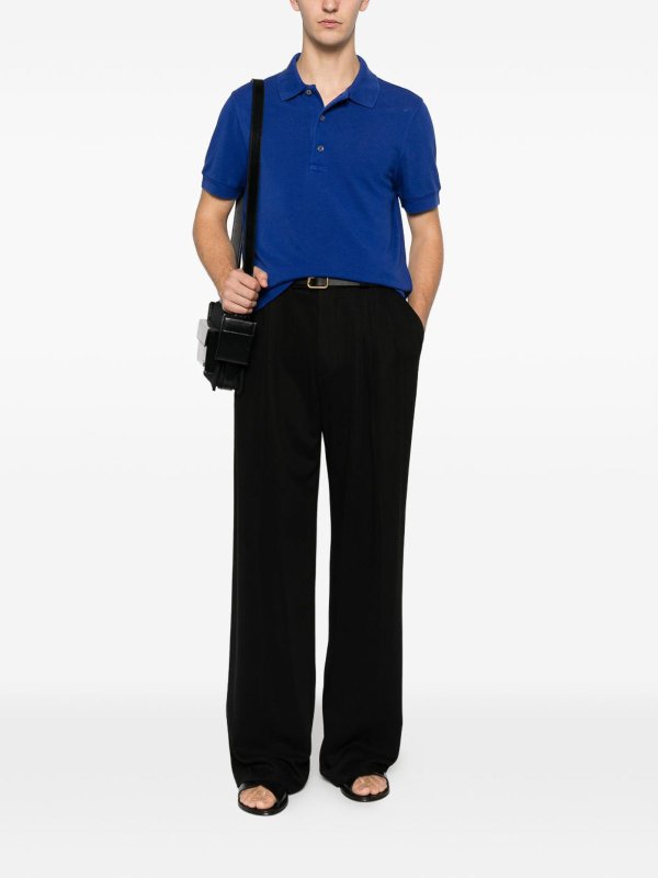 The Best Shops TOM FORD: polo shirts - Cotton Blend Polo Shirt