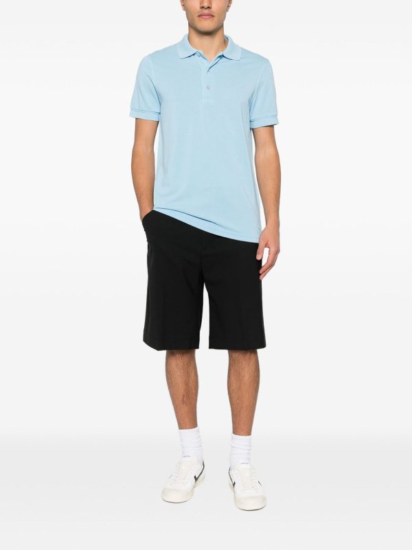 Cotton Blend Polo Shirt shop online: TOM FORD