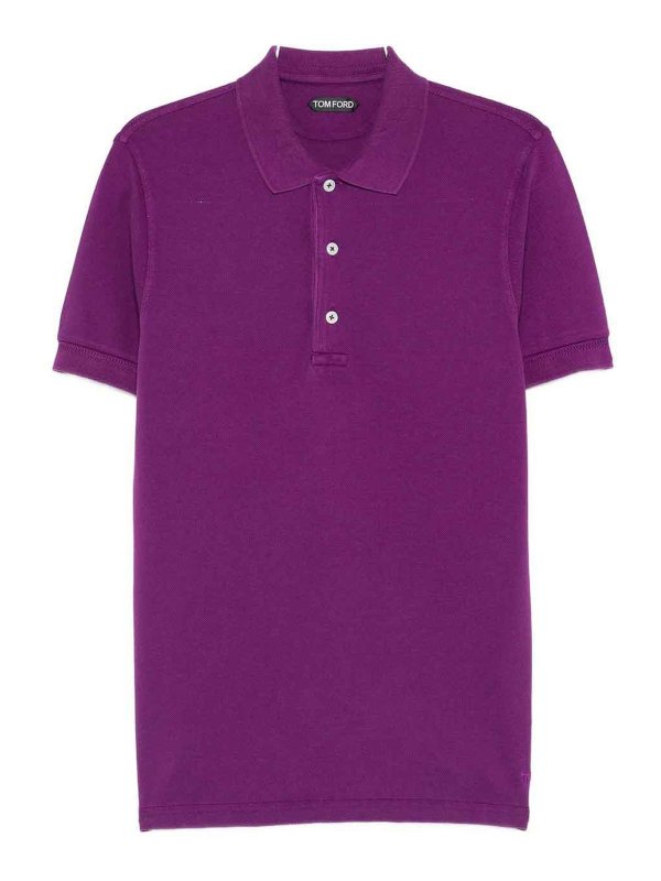 TOM FORD: polo - Polo in misto cotone