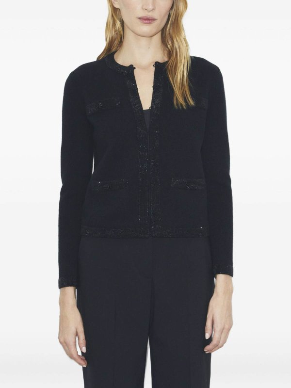 TORY BURCH: Cardigans online - Cardigan - Noir