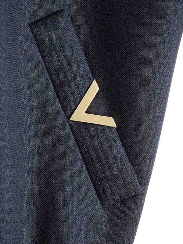 VALENTINO GARAVANI: Kurze Daunenjacken online - Daunenjacke - Blau