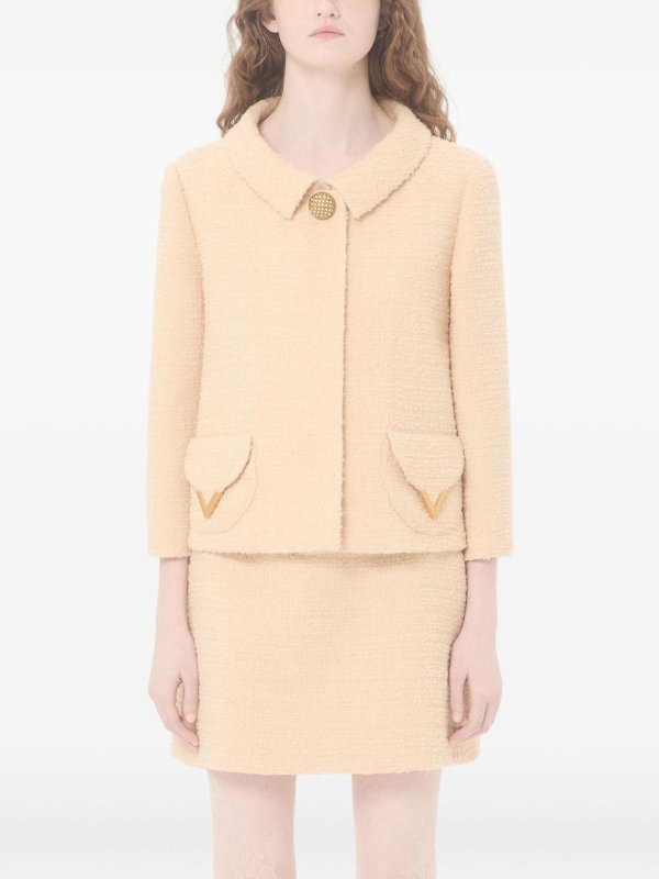 VALENTINO GARAVANI: Blazer online - Blazer - Beis