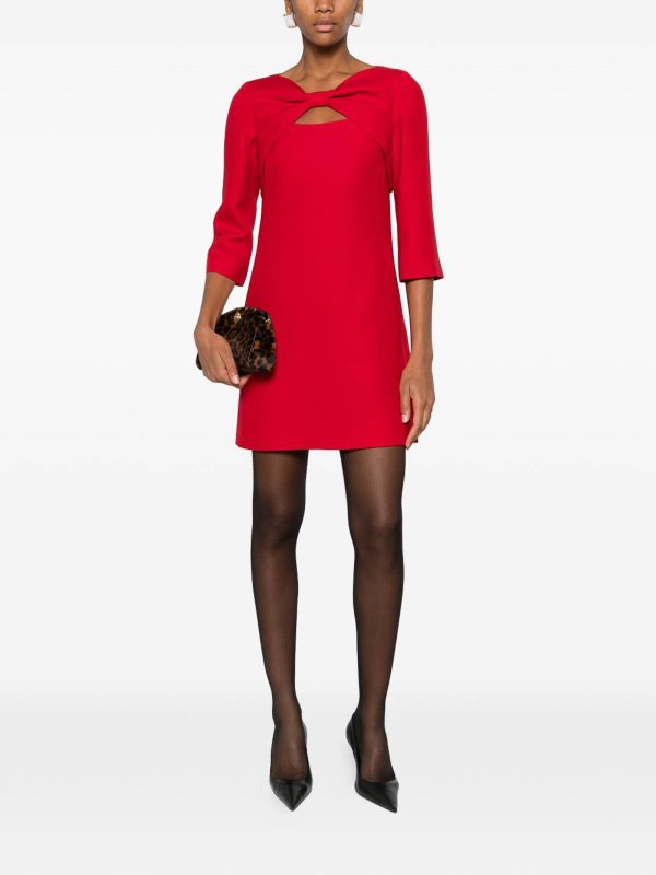 Wool And Silk Mini Dress shop online: VALENTINO GARAVANI