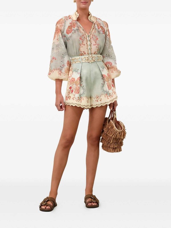 The Best Shops ZIMMERMANN: Blouses - Blouse - Bleu