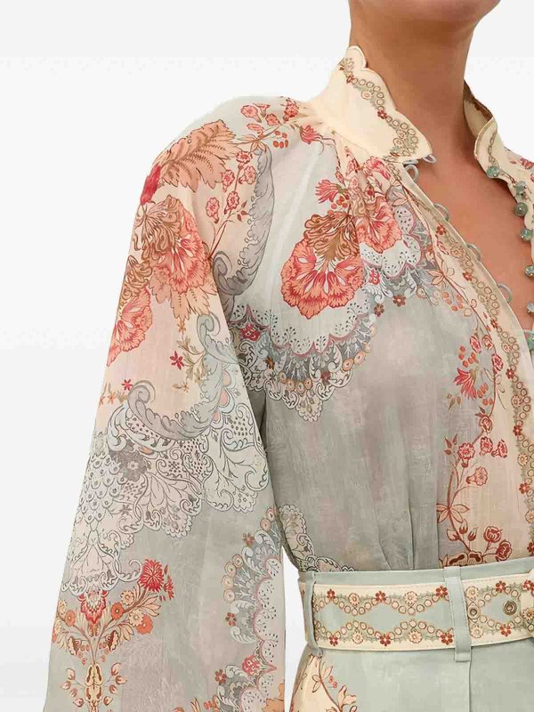 Blouse - Bleu shop online: ZIMMERMANN