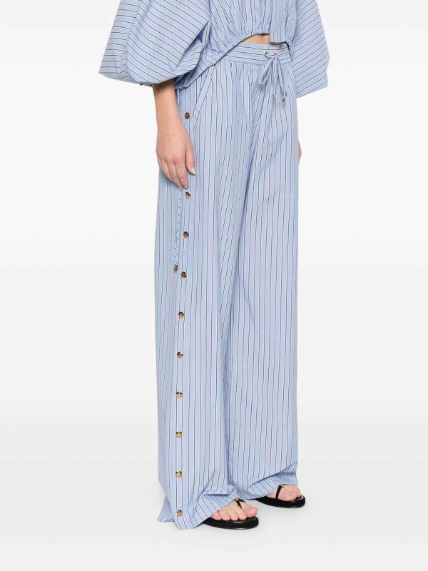 The Best Shops ZIMMERMANN: カジュアルトラウザー - カジュアルパンツ - ブルー