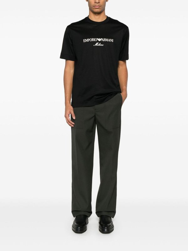 EMPORIO ARMANI: Tシャツ online - Tシャツ - 黒