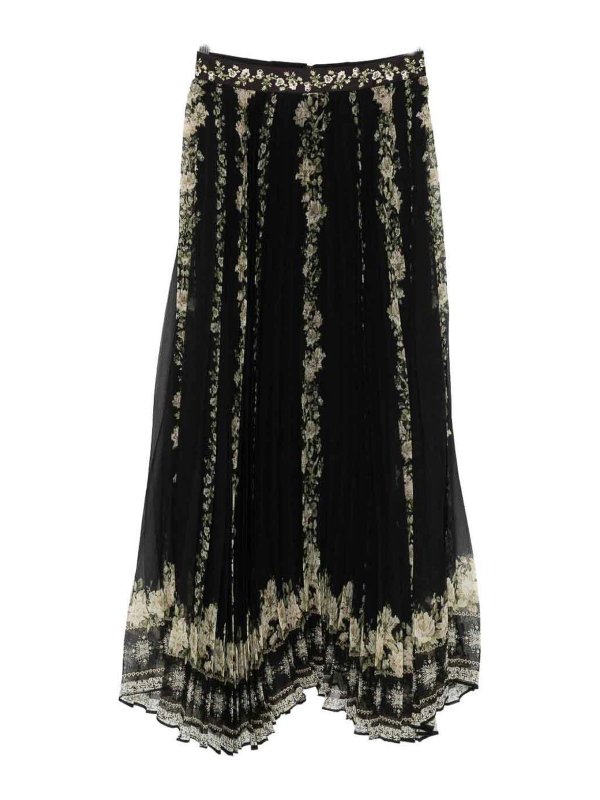 ALICE+OLIVIA: Faldas largas - Falda Larga - Negro