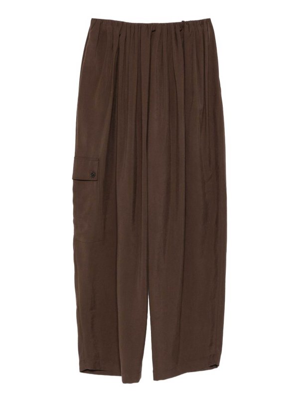 ALYSI: Pantalons casual online - Pantalons Décontractés - Marron