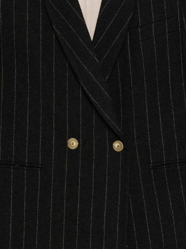 The Best Shops ALYSI: blazers - Wool Double-Breasted Jacket