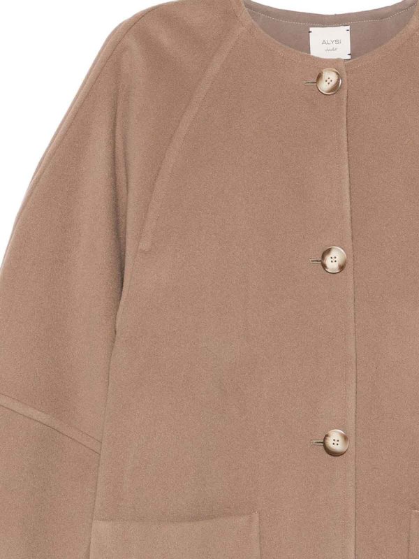 The Best Shops ALYSI: knee length coats - Wool Coat