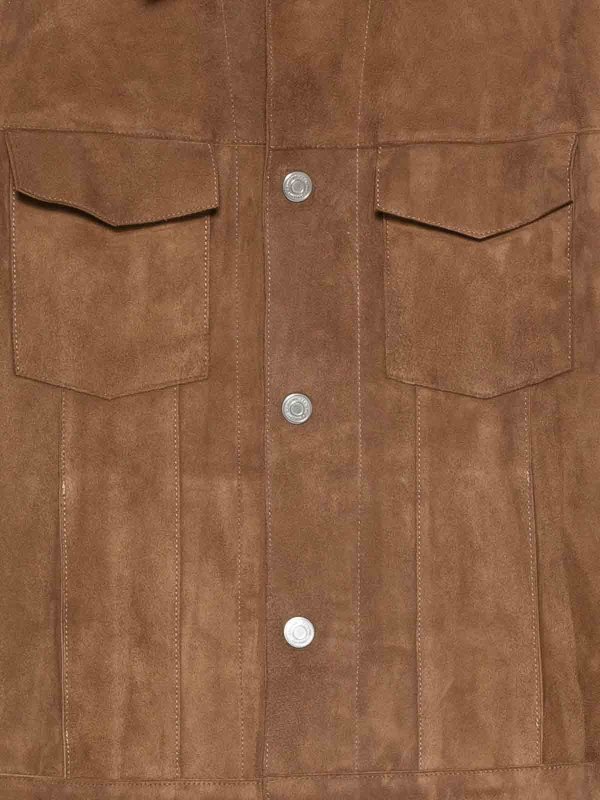 AMI PARIS: レザージャケット online - レザージャケット - ブラウン