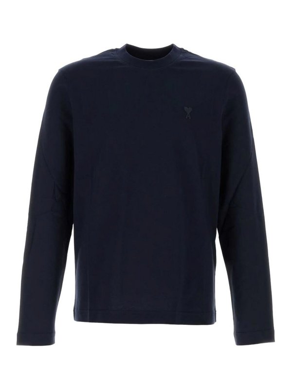 AMI PARIS: Camisetas - Camiseta - Azul