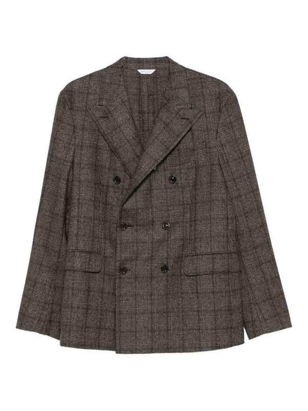 BOGLIOLI: blazers - Wool Blend Double-Breasted Jacket