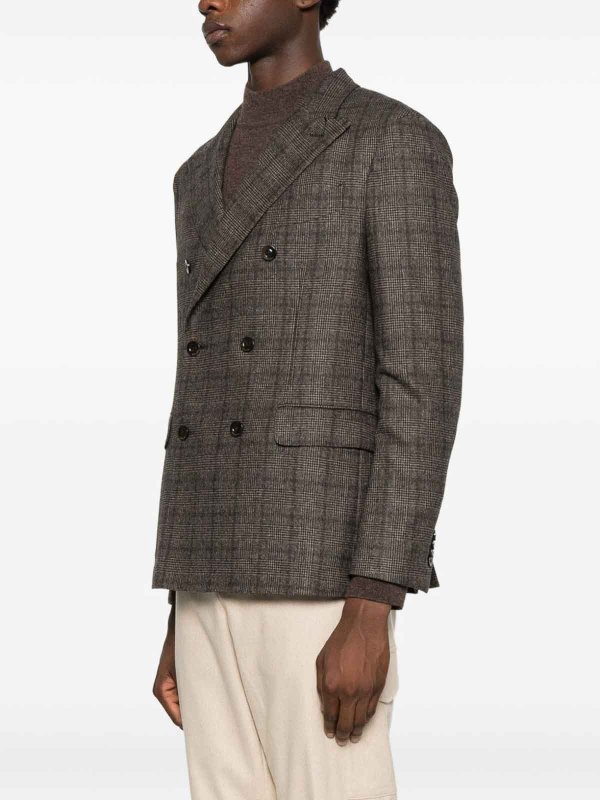 BOGLIOLI: blazers online - Wool Blend Double-Breasted Jacket