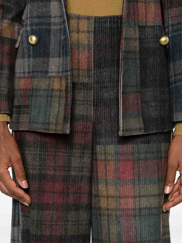 BYE: pantaloni casual online - Pantaloni dal design patchwork