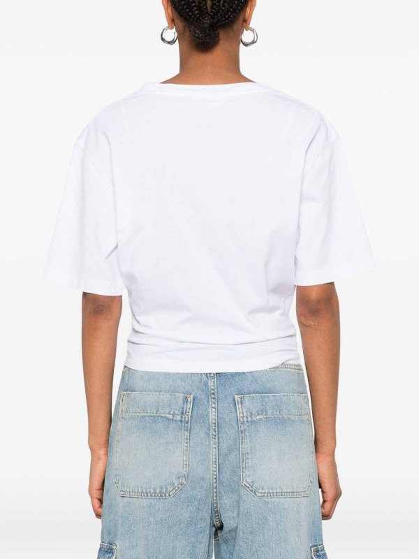 DSQUARED2: t-shirts online - Logo Cotton T-Shirt