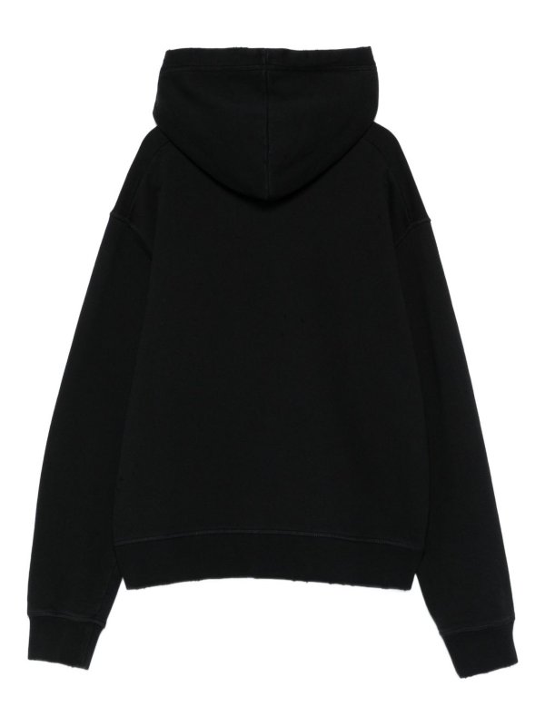 DSQUARED2: Sweatshirts & Sweaters online - Logo Cotton Hoodie