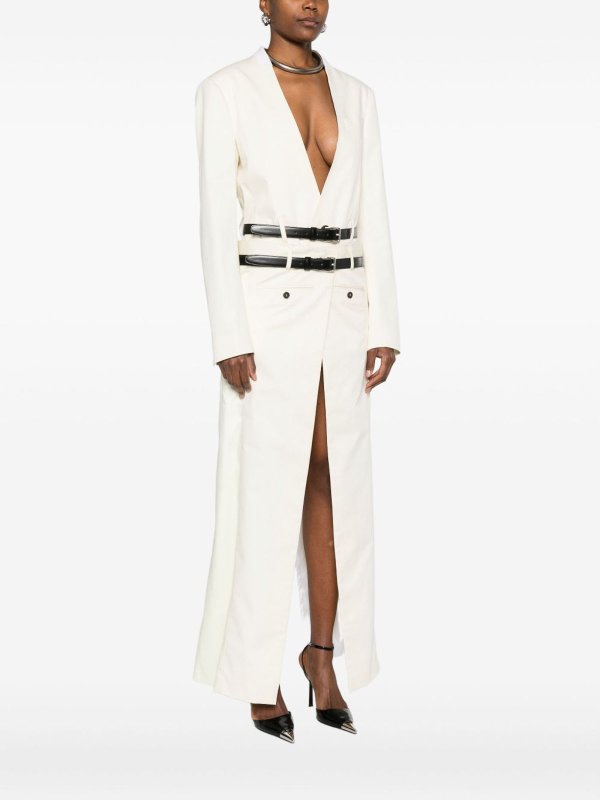 The Best Shops DSQUARED2: knee length coats - Belted Double-Breasted Coat