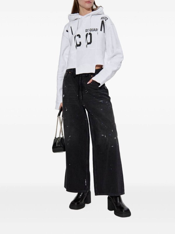 DSQUARED2: Sweatshirts & Pulls online - Sweat-Shirts - Blanc