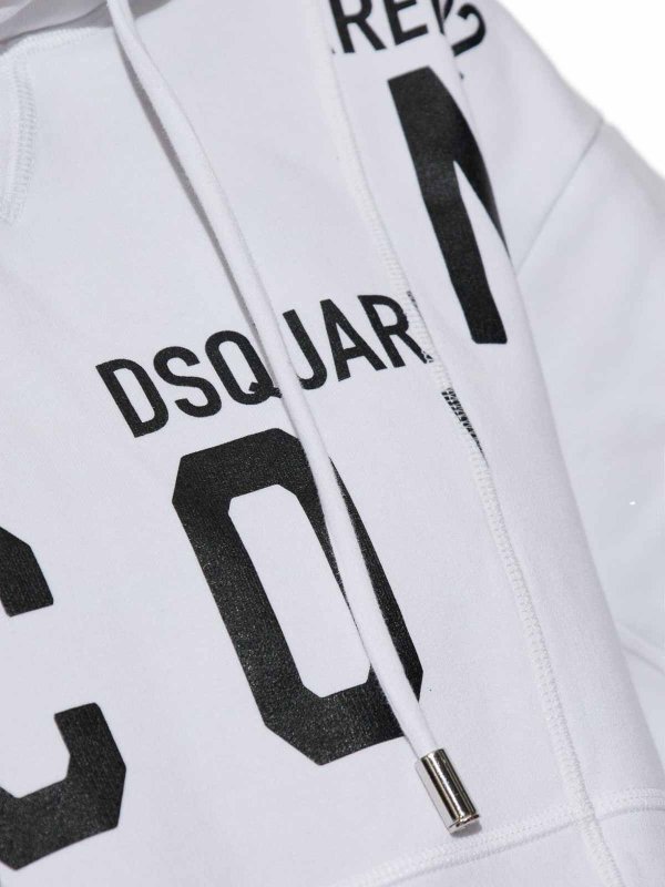 The Best Shops DSQUARED2: Sweatshirts & Pulls - Sweat-Shirts - Blanc