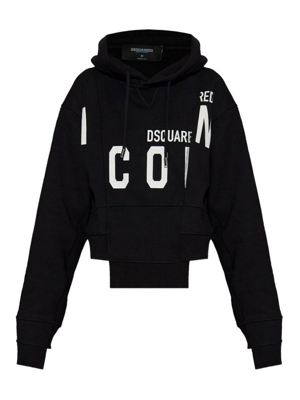DSQUARED2: Sweatshirts & Pulls - Sweat-Shirts - Noir