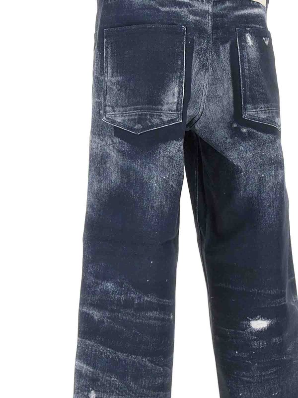 EMPORIO ARMANI: Jeans Rectos online - Vaqueros Rectos - Azul