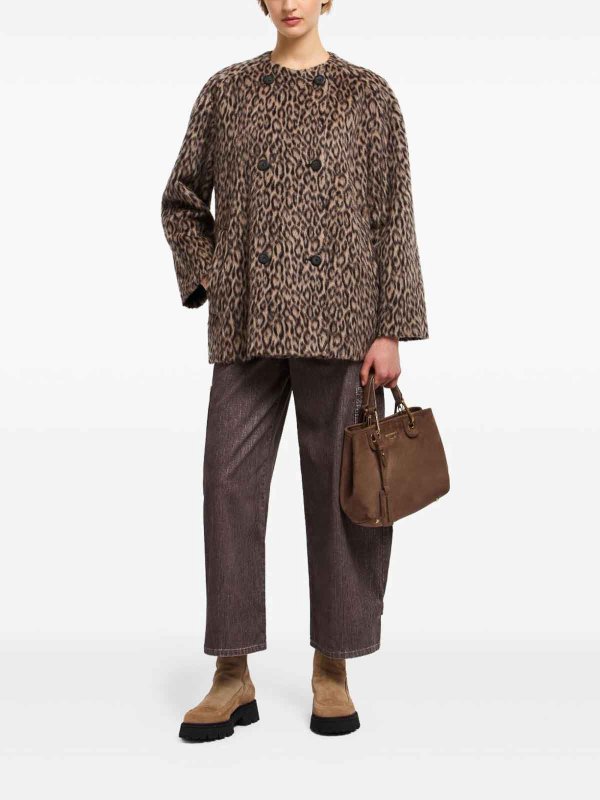 EMPORIO ARMANI: cappotti al ginocchio online - Cappotto Doppiopetto In Lana