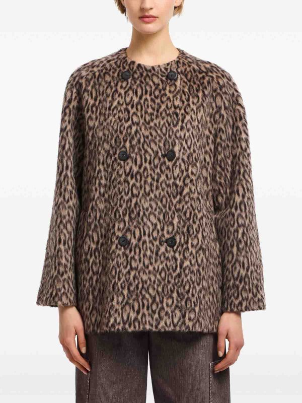 The Best Shops EMPORIO ARMANI: cappotti al ginocchio - Cappotto Doppiopetto In Lana