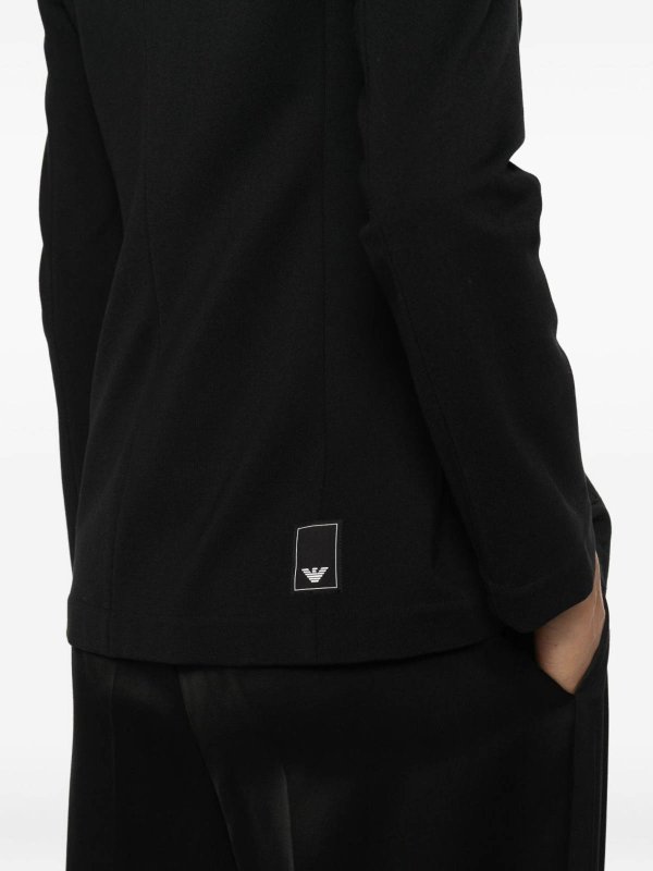 EMPORIO ARMANI: giacche blazer online - Giacca in jersey interlock