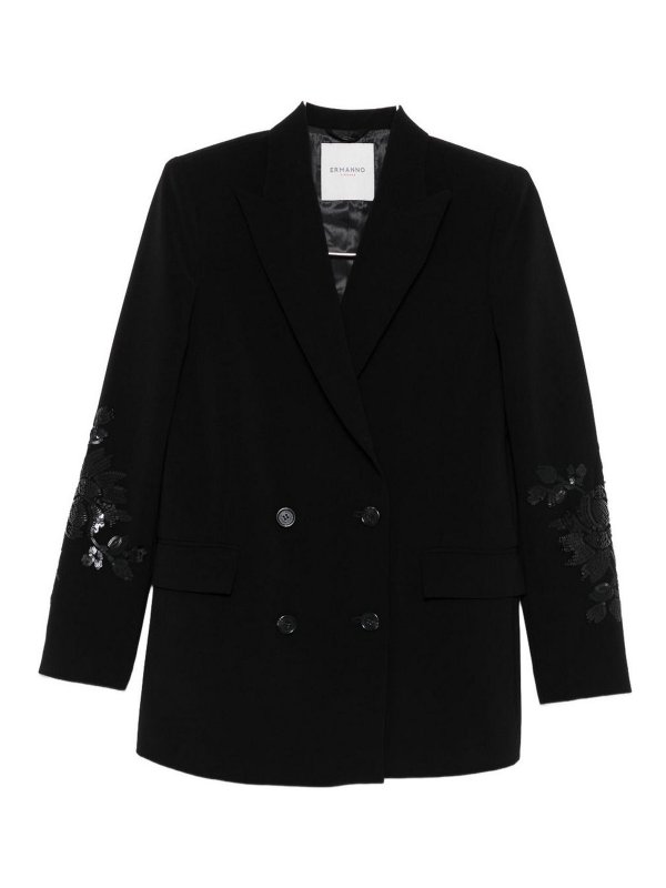 ERMANNO FIRENZE: Blazer - Blazer - Negro