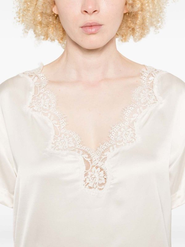 T-Shirt - Beige shop online: ERMANNO FIRENZE