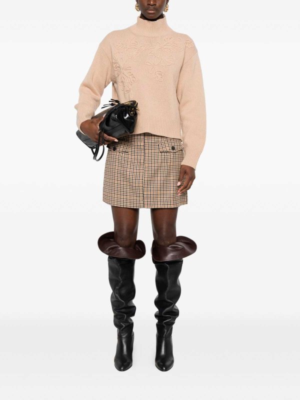 The Best Shops ERMANNO FIRENZE: Col roulé & Col polo - Pull Col Roulé - Camel