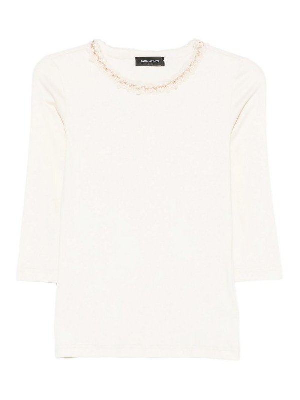 FABIANA FILIPPI: クルーネック - クルーネック - 白