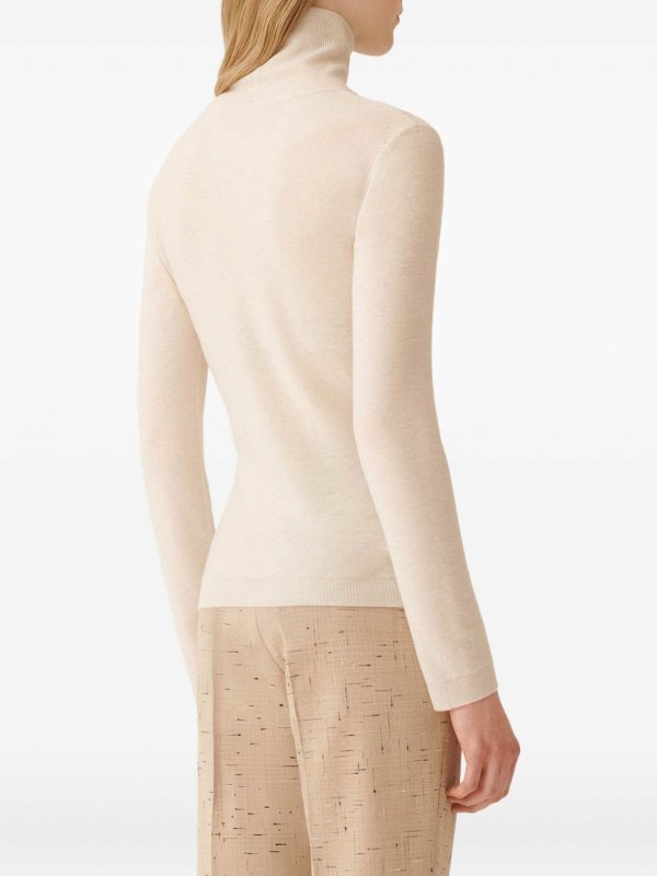 Pull Col Roulé - Blanc shop online: FABIANA FILIPPI